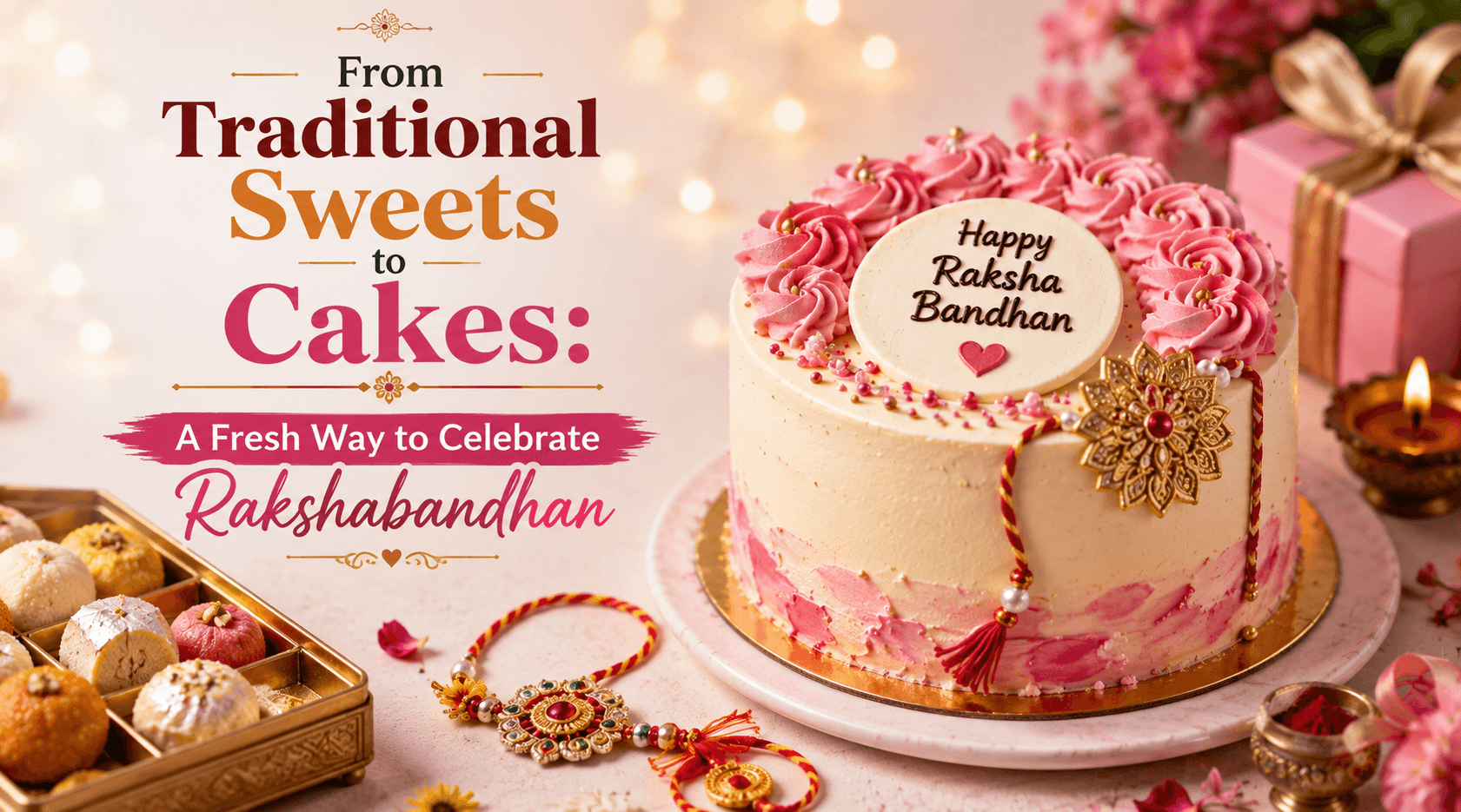 From Traditional Sweets to Cakes: A Fresh Way to Celebrate Rakshabandhan